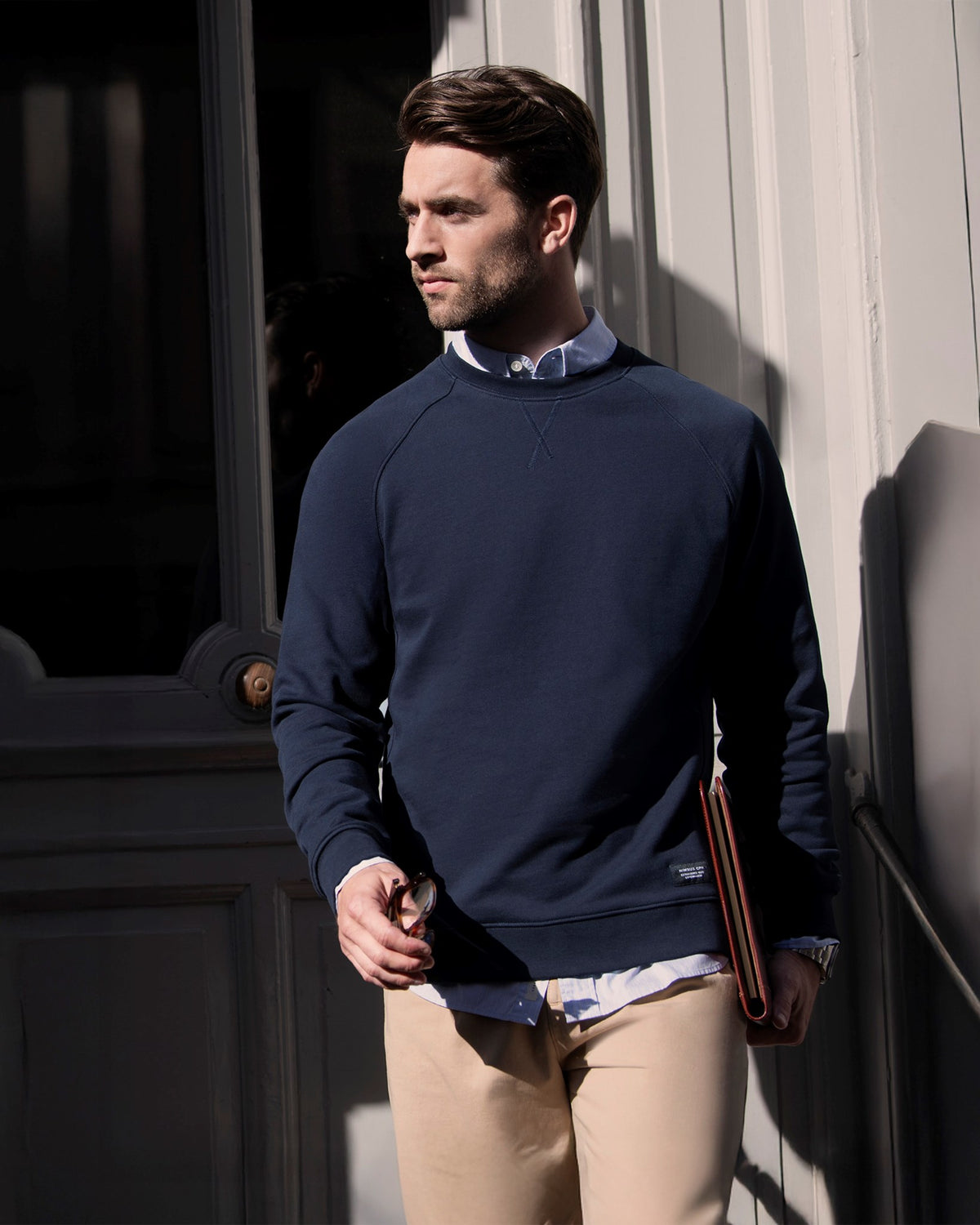 Georgetown Men Dark Navy SS26 Modelimage