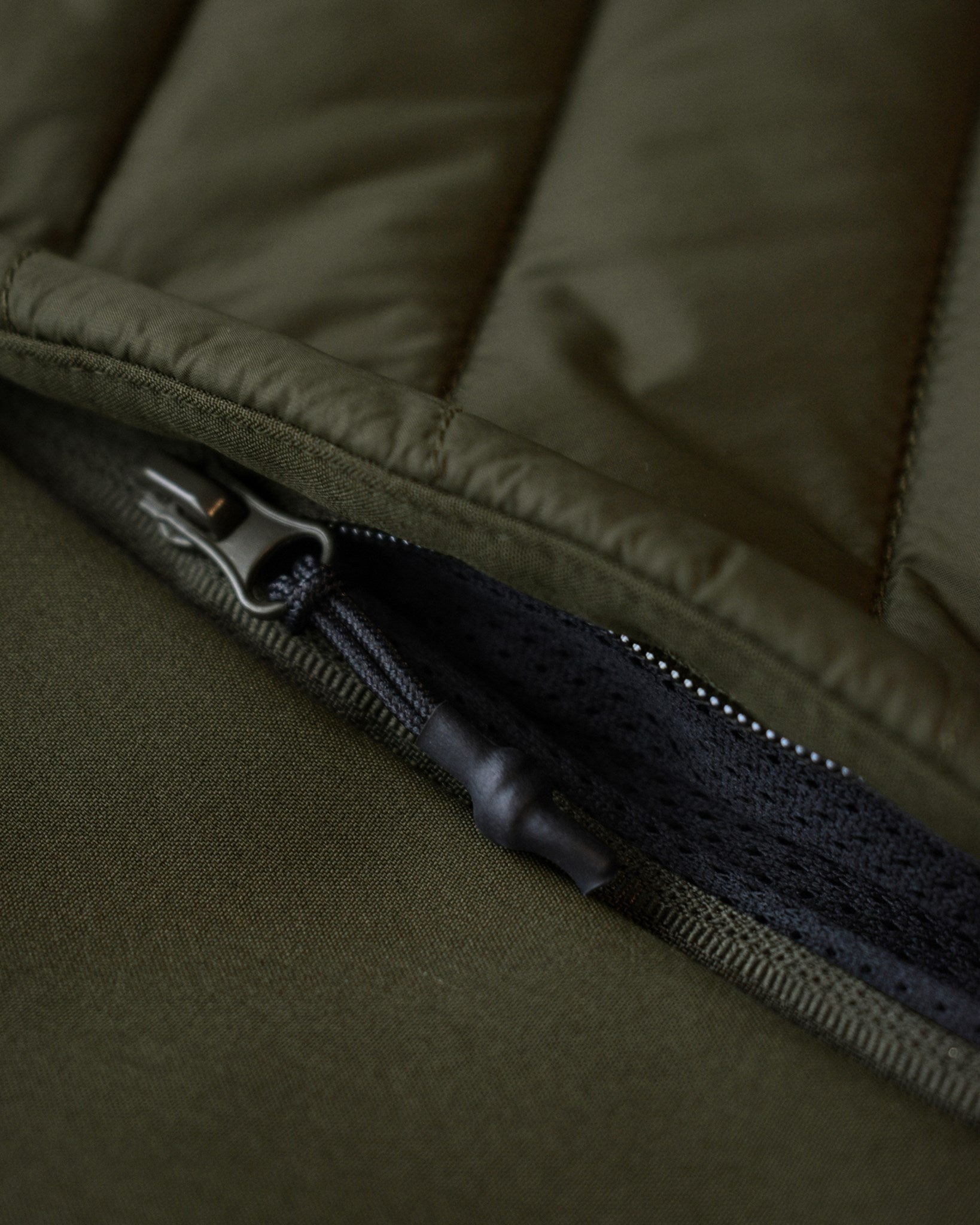 Benton Women Olive Closeup 3