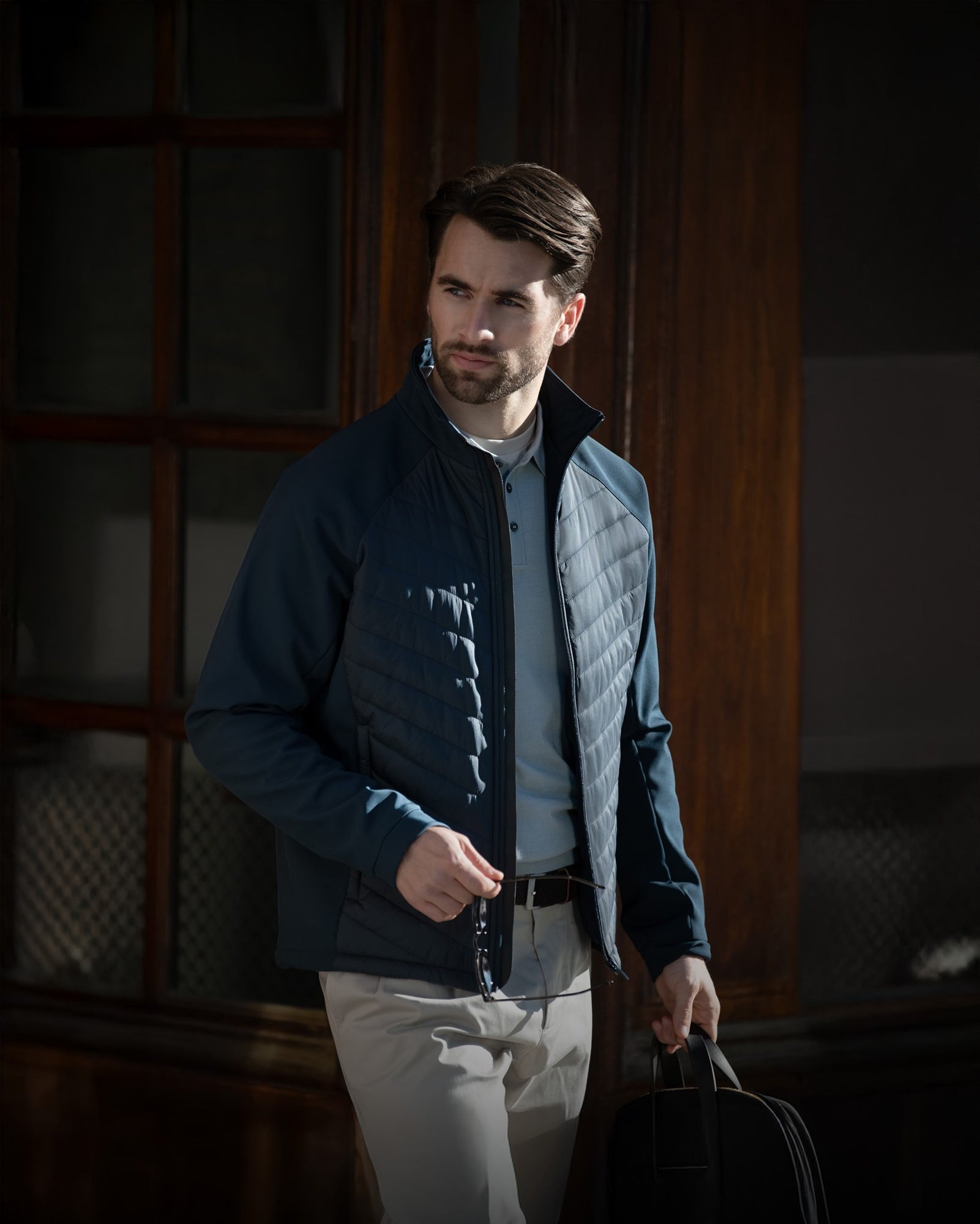 Bloomsdale Men Olive Back