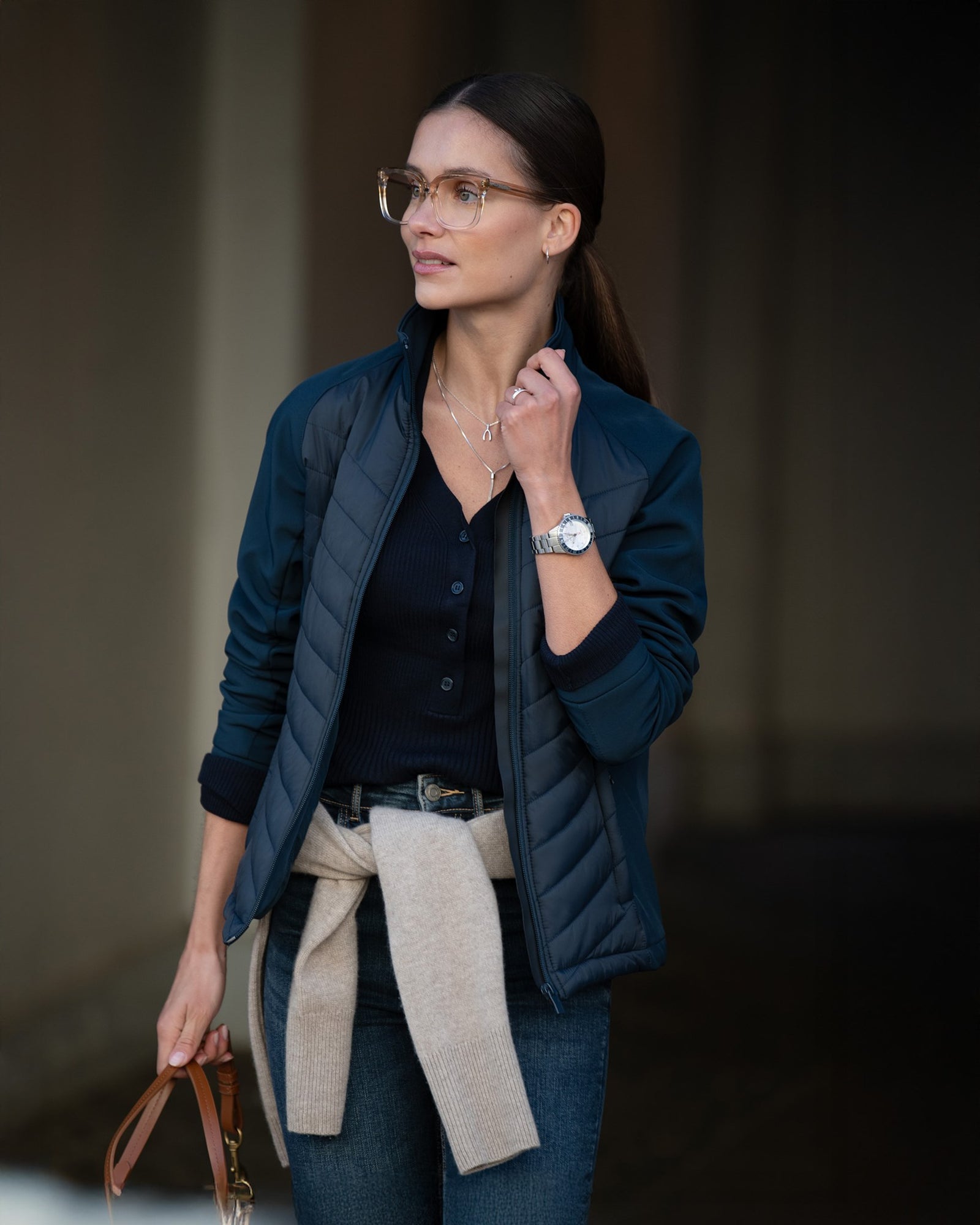 Bloomsdale Women Olive Back