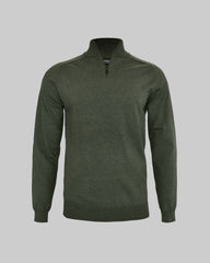 Brighton 1/4-Zip Men - Olive Melange