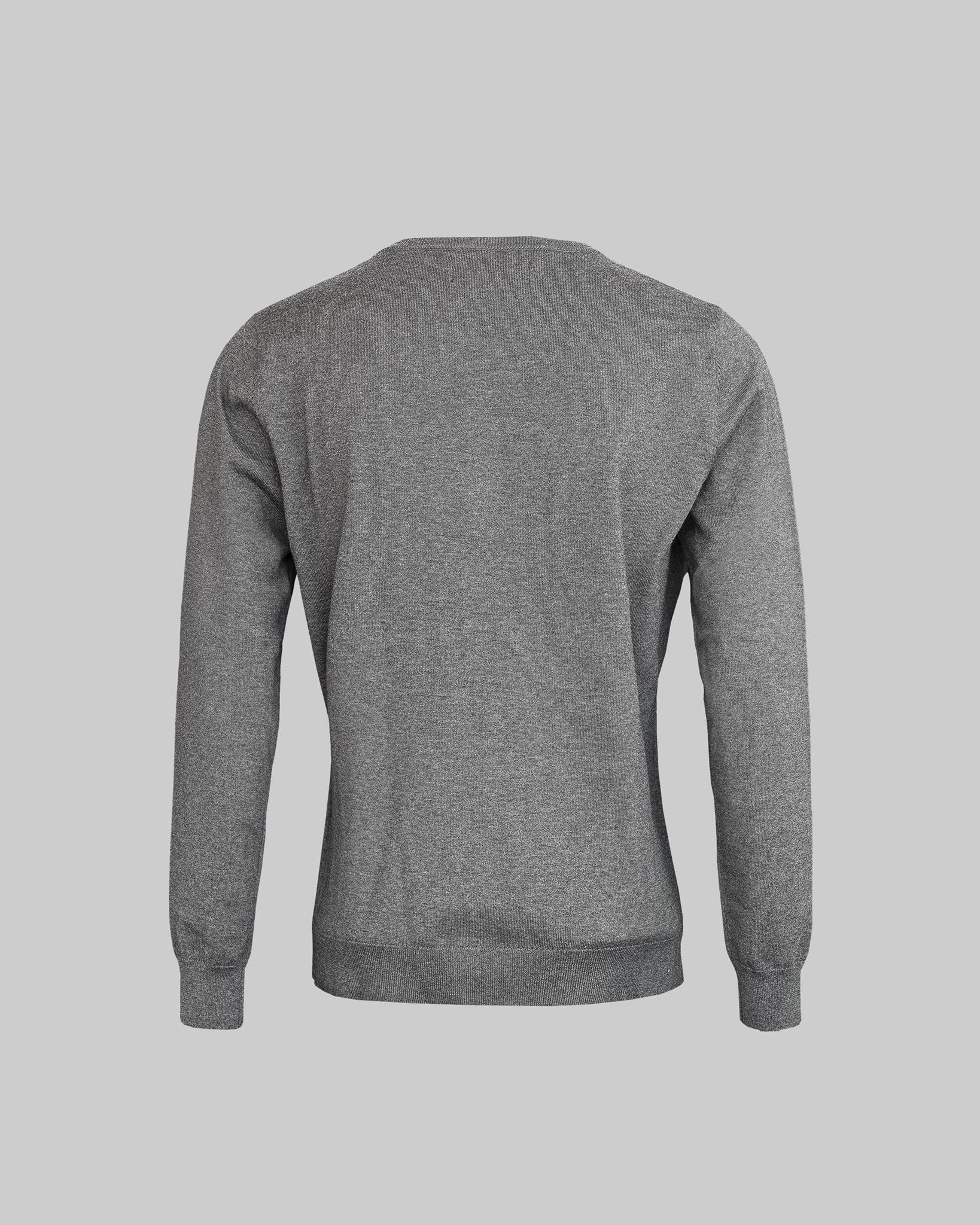 Brighton Cardigan Women Grey Melange Back