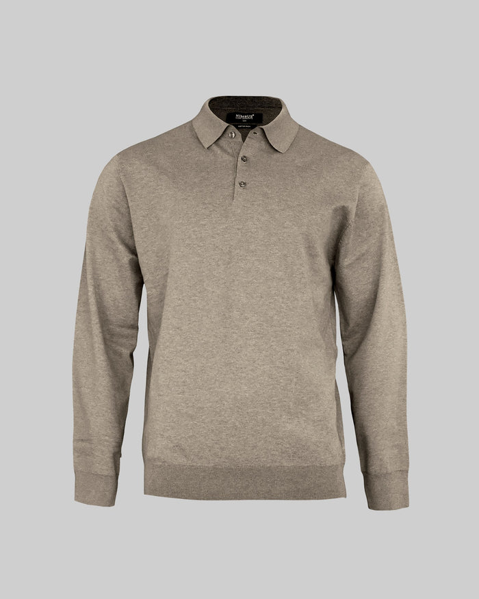 Brighton miesten pitkähiha neule polo - Nimbus Neuleet - BRLS-M - 2