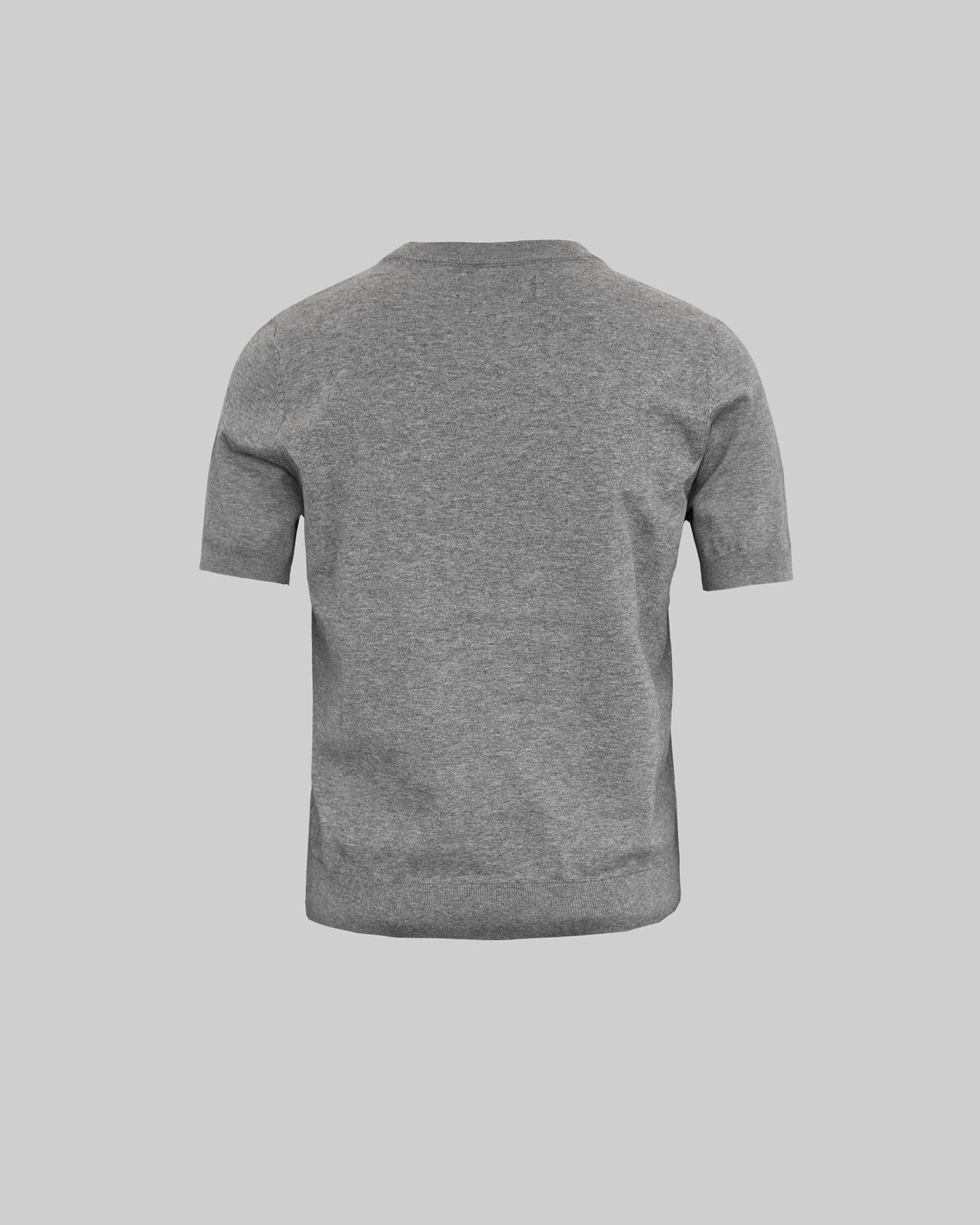 Brighton Short Sleeve Tee Women Grey Melange Back