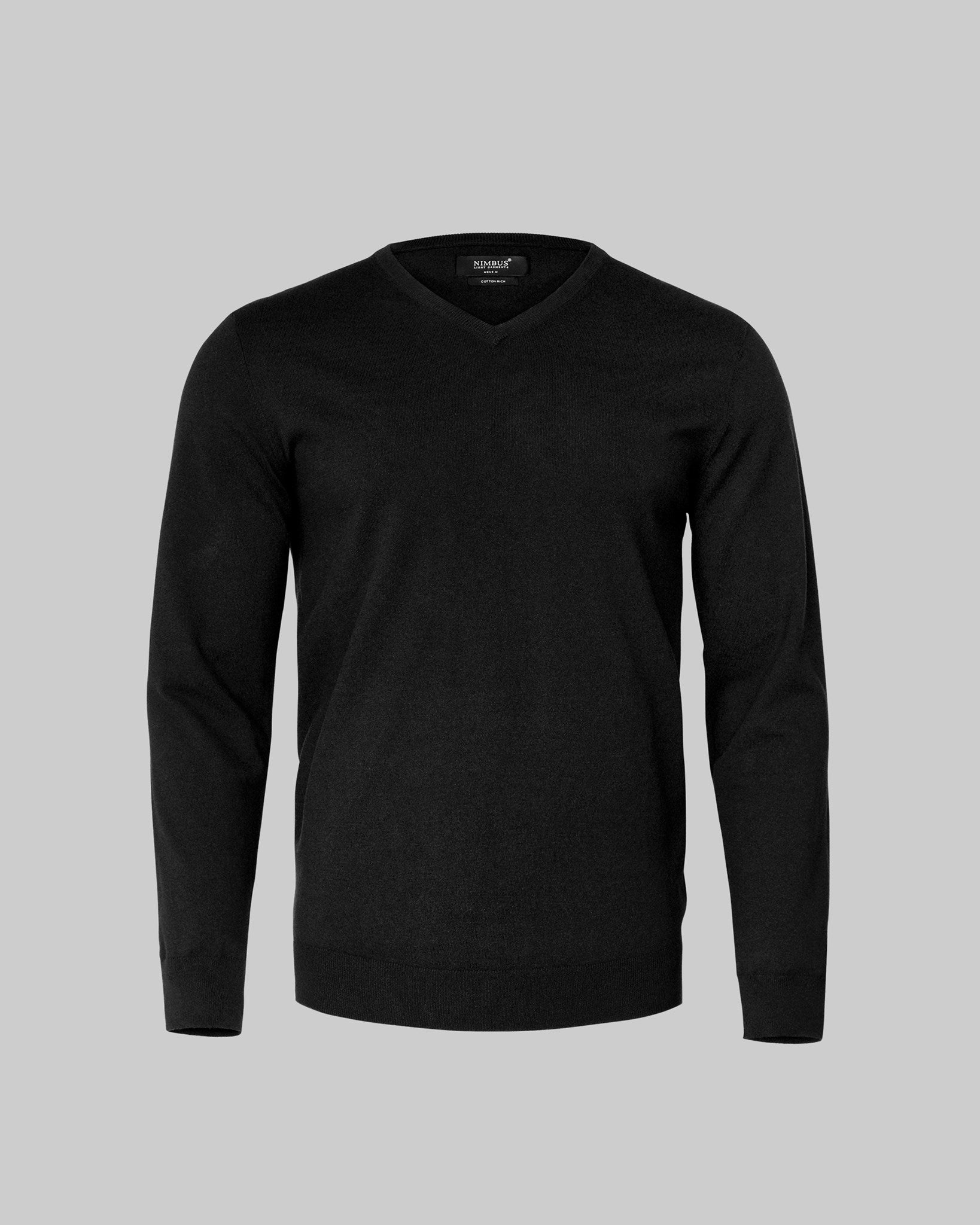 Brighton V Neck Men Black Front