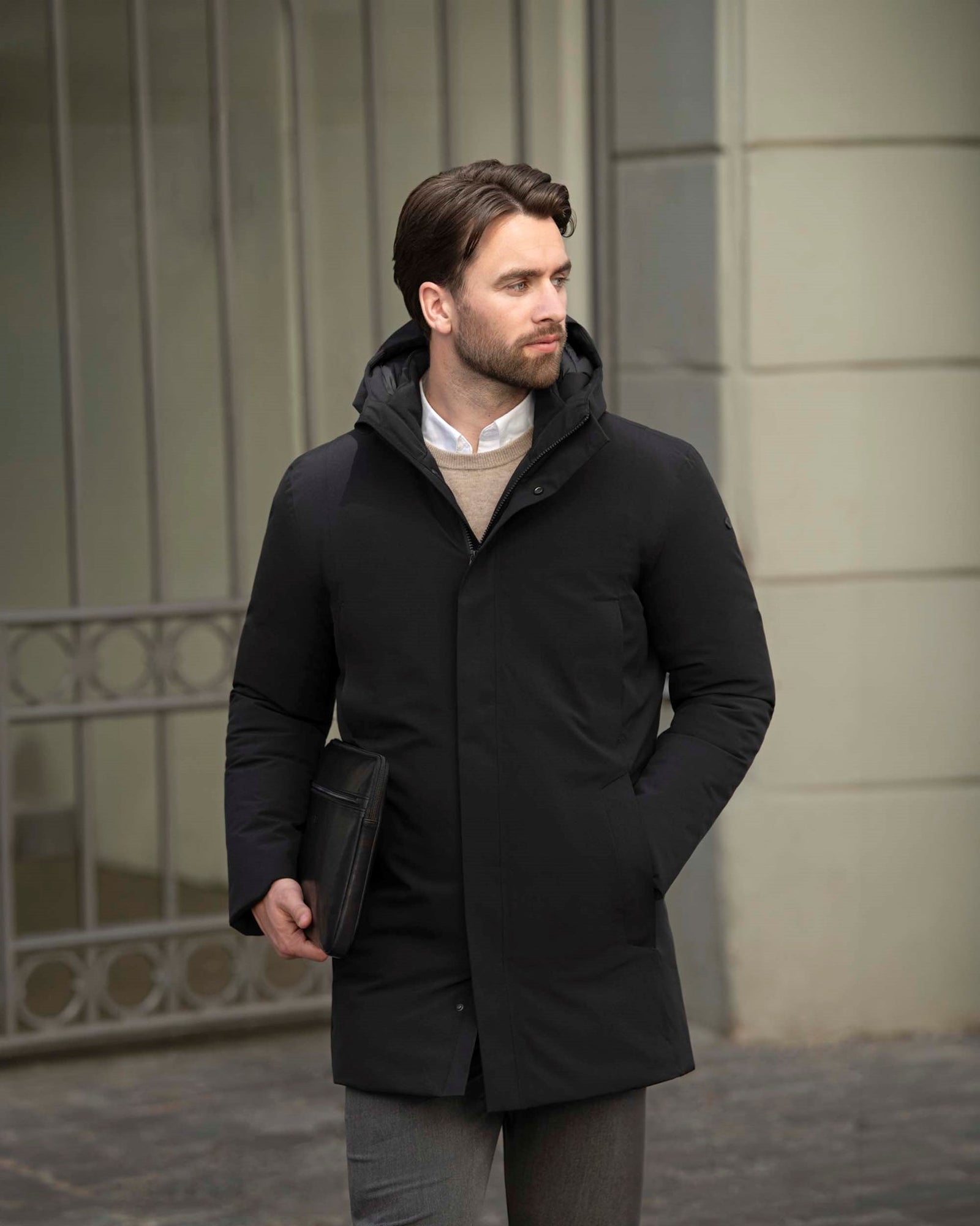Evermont Men Black Back