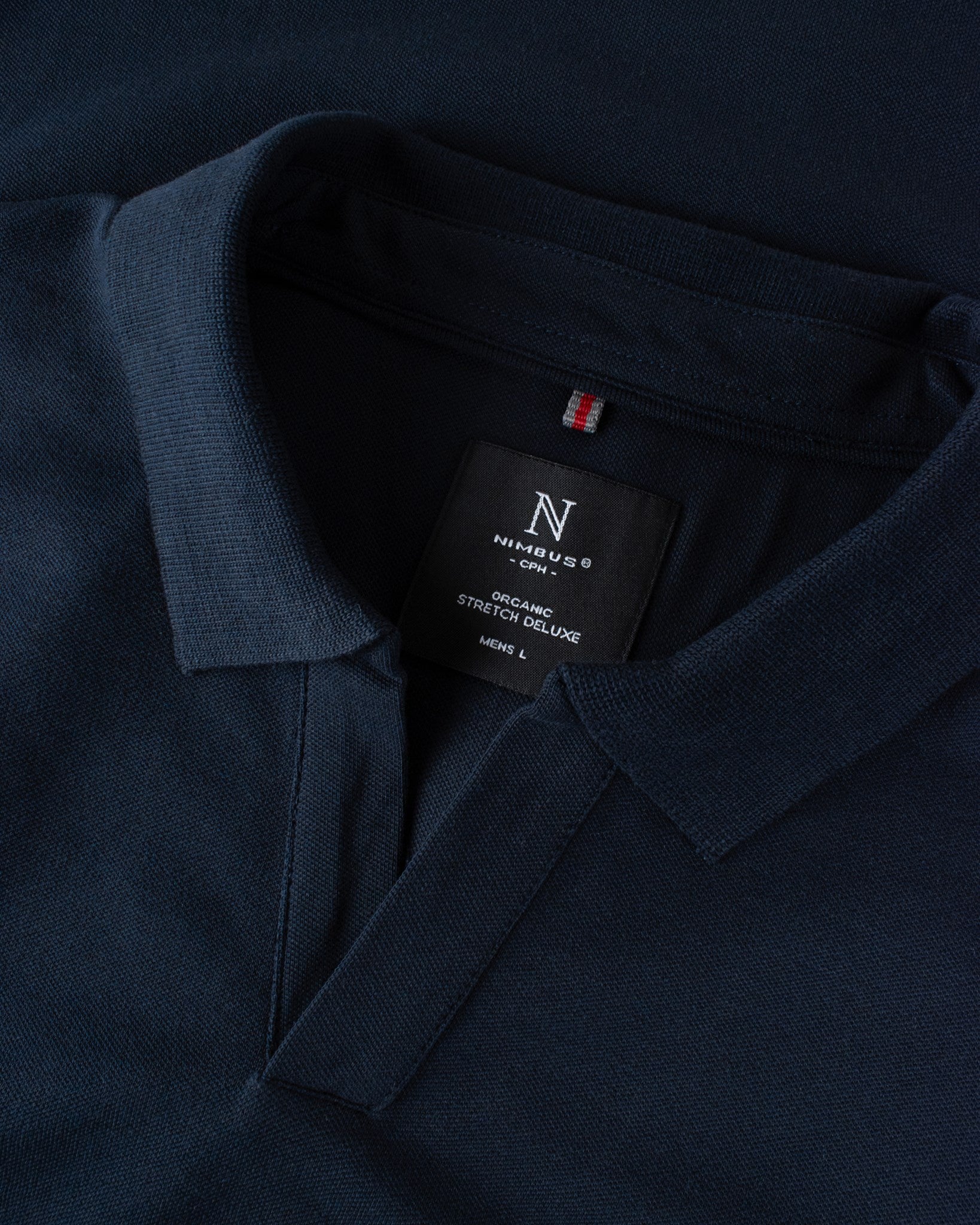 Harvard V Neck Men Dark Navy Closeup 1