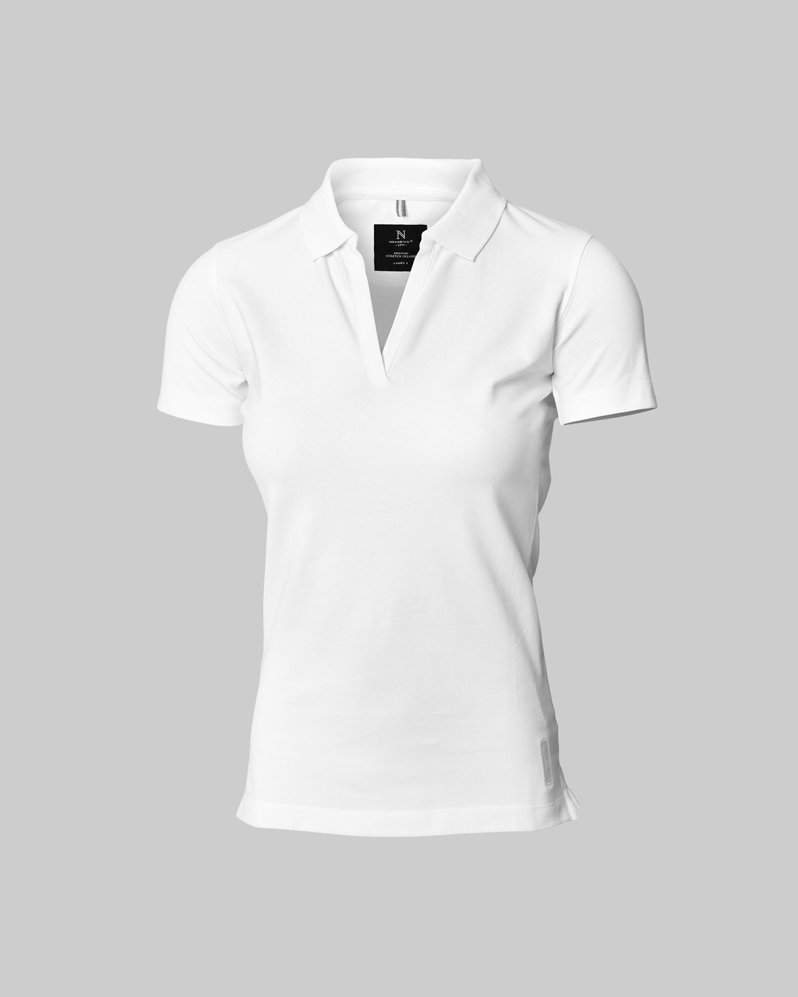 Harvard V Neck Women White Back