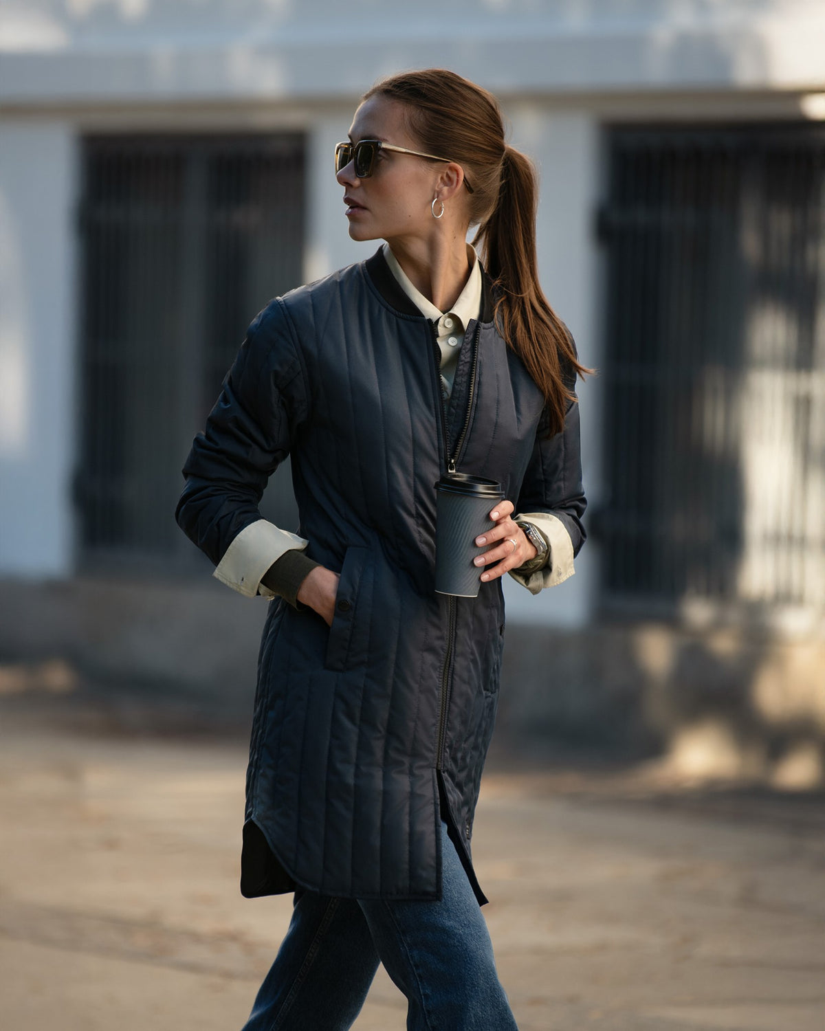 Lindenwood Women Navy SS25 Modelimage