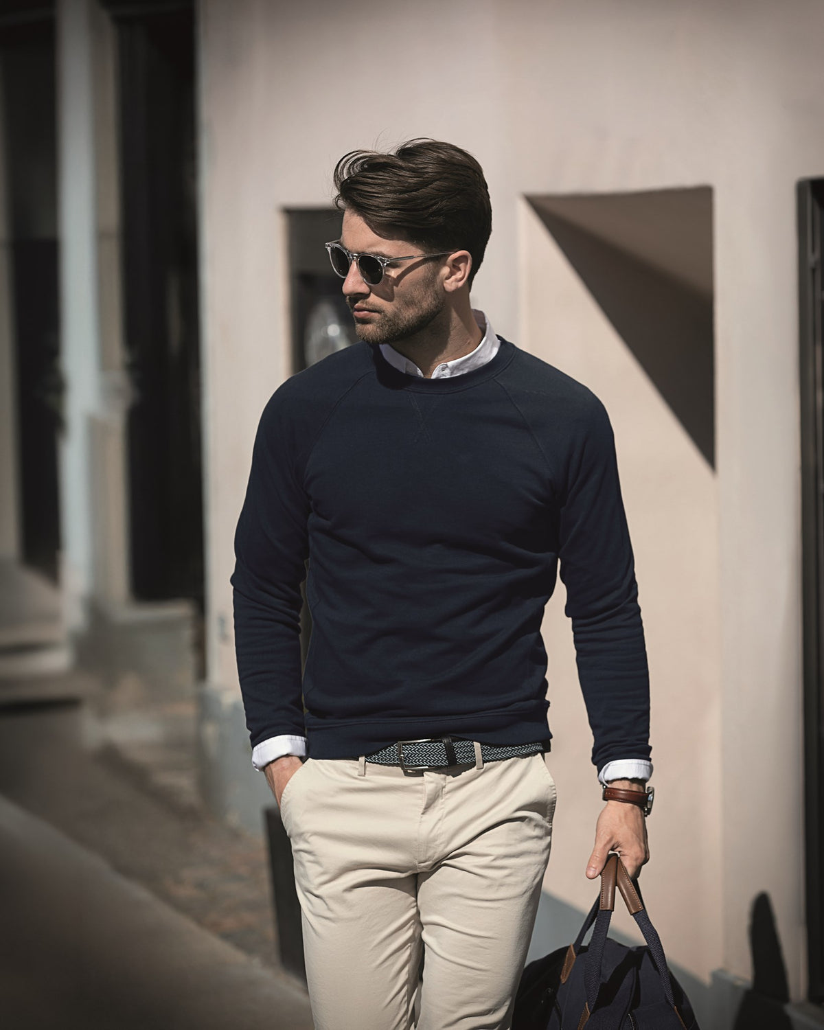 Newport Men Navy SS19 Modelimage