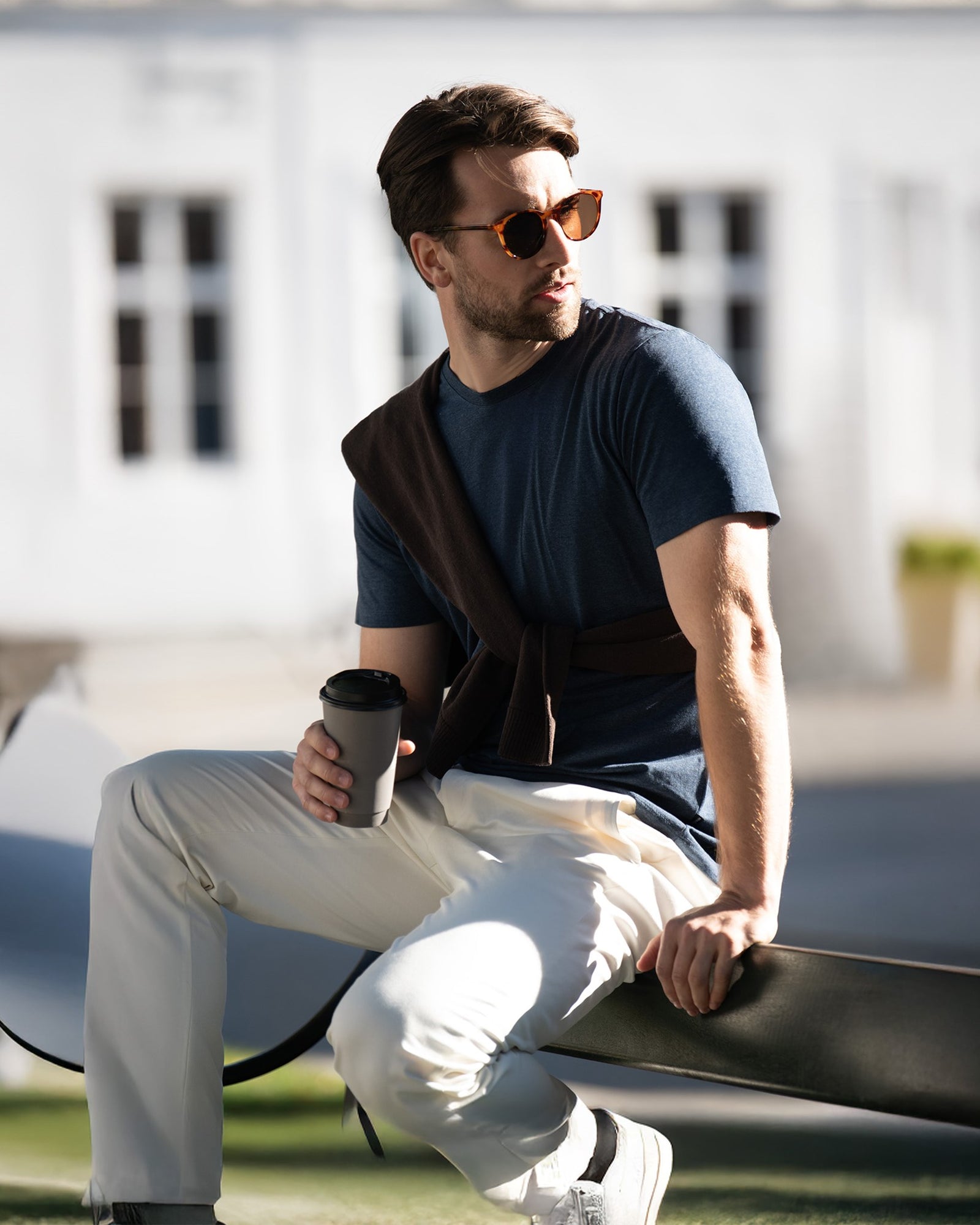 Orlando Men Navy Back