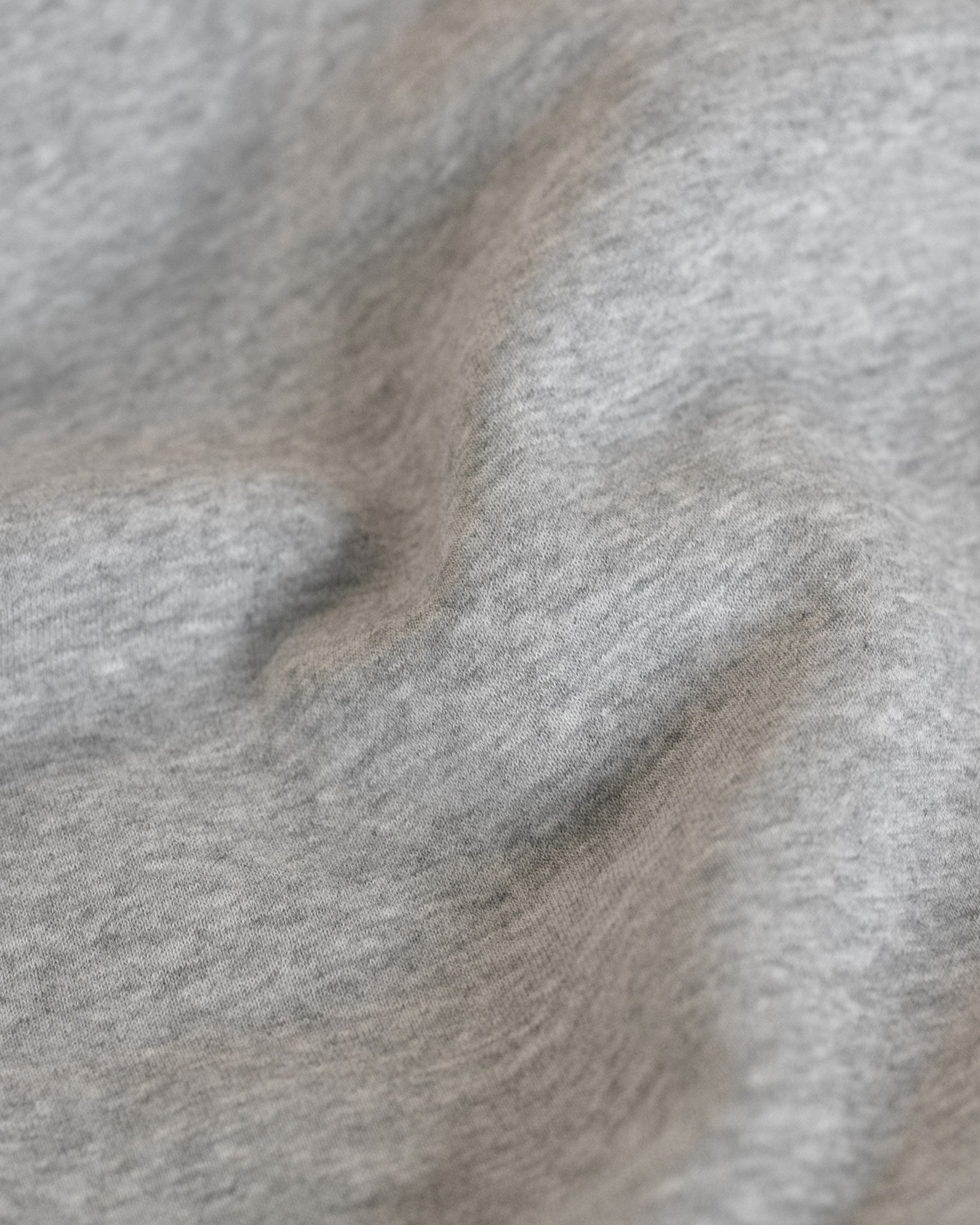 Trenton Unisex Grey Melange Closeup 4