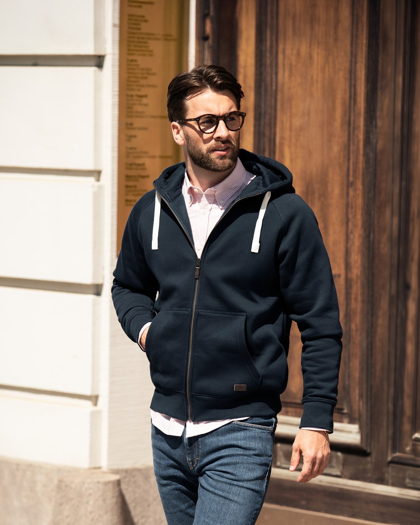 Williamsburg Men Grey Melange Back
