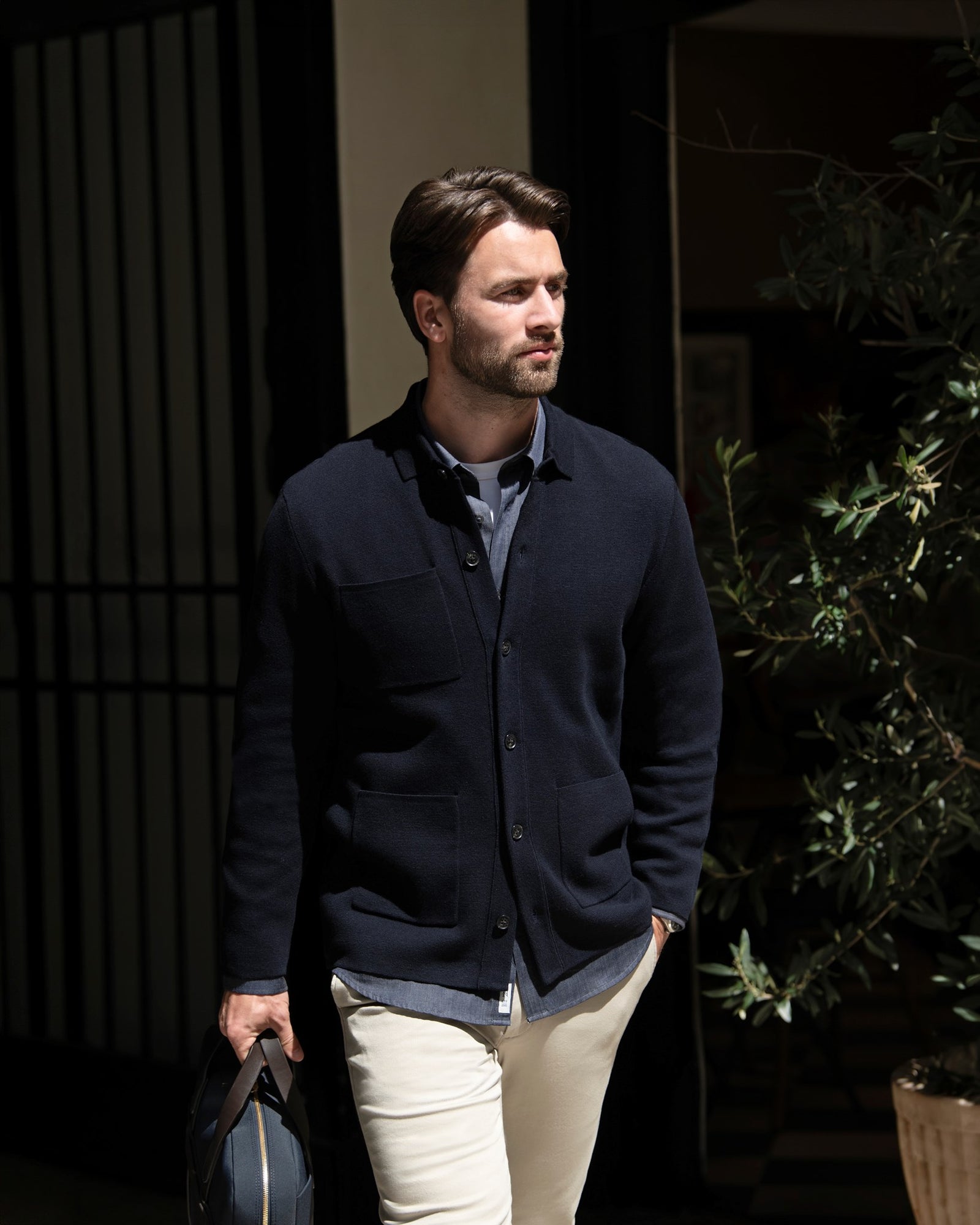 Wilton Men Navy Back