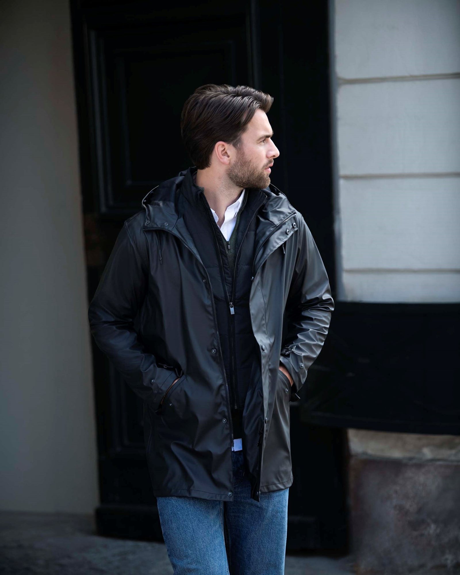 York Unisex Black Back