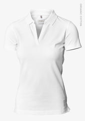 Harvard V-Neck Women - White